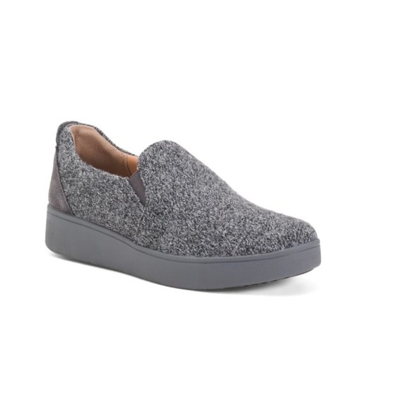 FITFLOPS Midnight Navy Rally Merino Wool Sneakers - Picture 1 of 2